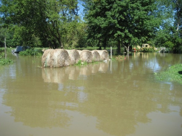 Bradley Farm underwater