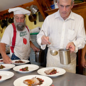 Farm to Table dinner at Bradley Farm with chef Dominic Cerrone a